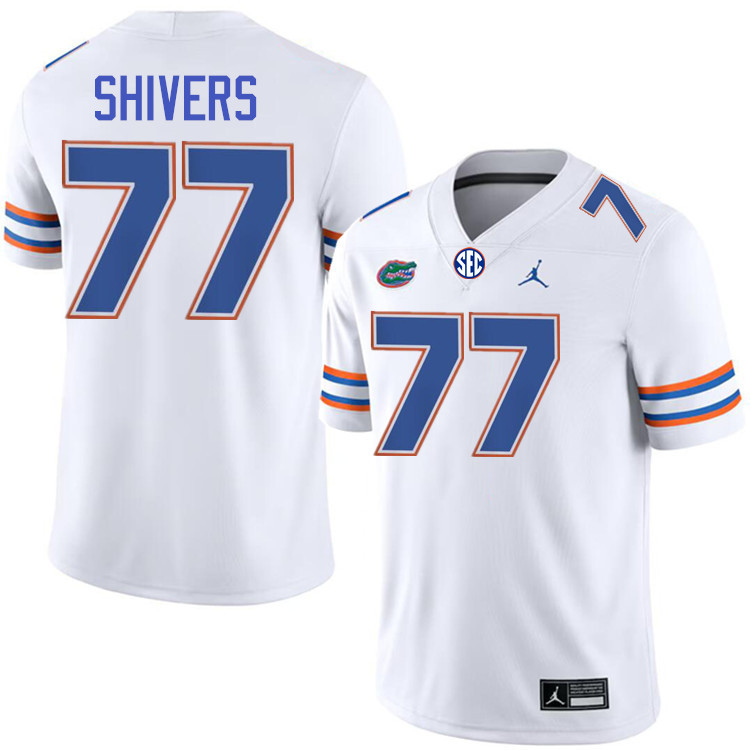 Stephon Shivers Florida Jersey,Florida Gators #77 Stephon Shivers Uniforms,Jersey Youth-White